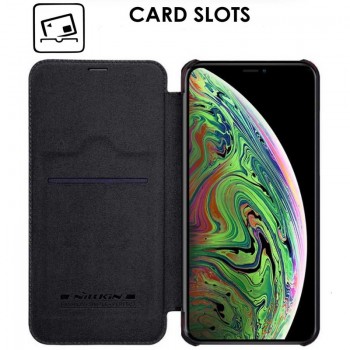 Odinis dėklas Nillkin qin serijos - juodas (IPHONE 11 PRO)
